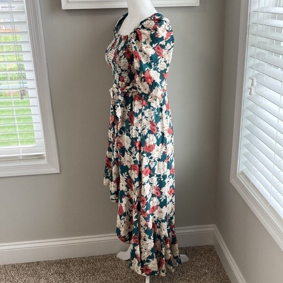 Melrose & Market High Low Boho Floral Dress Size XS - Picture 9 of 11
